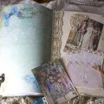 Wedding Guest Book in shabb..
