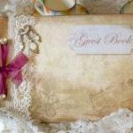 Wedding guest book - vintag..