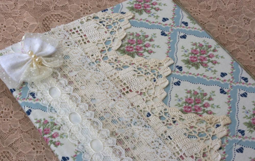 Baby Boy Keepsake Book - vintage shabby chic style
